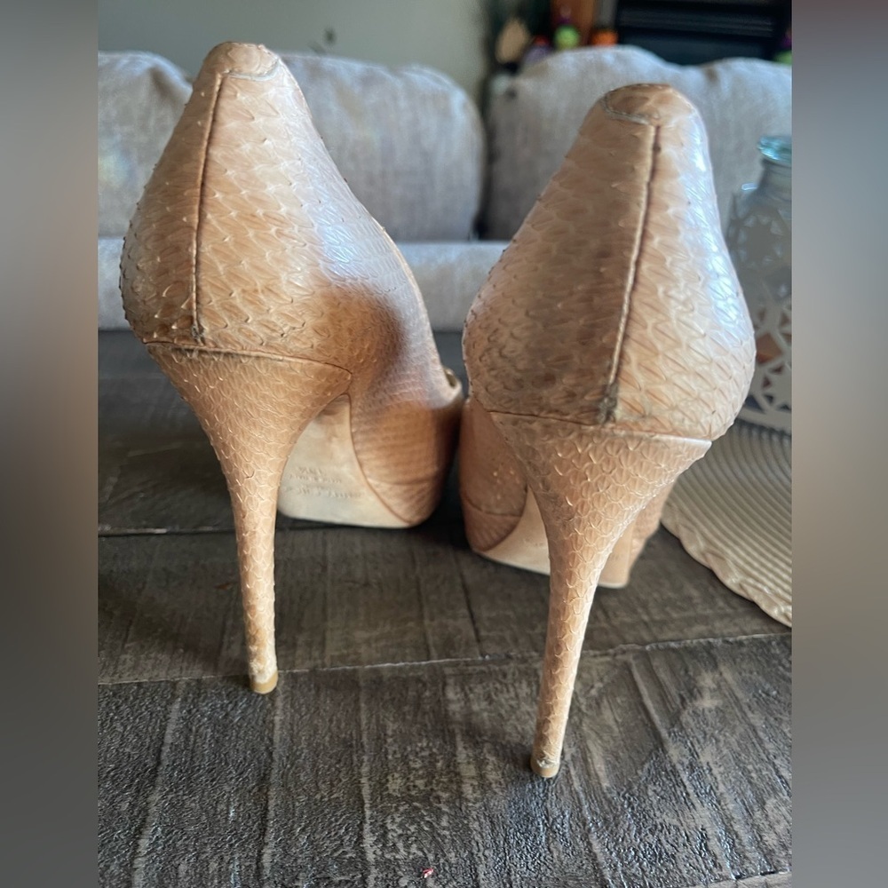 Jimmy Choo python 
Leather Pumps - Picture 6 of 13